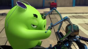 Angry Birds Piggy Tales (S) - Vihreä kaasujalka