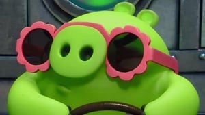 Angry Birds Piggy Tales (S) - Vihreä kaasujalka