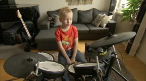 Henkilökuva: Rumpalipoika Justus