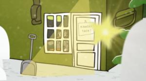 Tosi iso joulukynttilä