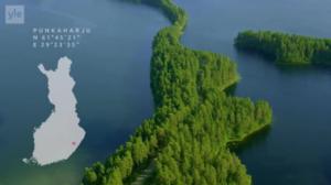 Meidän maamme - Vårt land: Ilmakuvat kuljettavat Punkaharjua pitkin