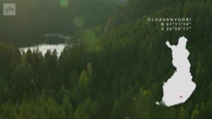 Meidän maamme - Vårt land: Olhavanvuoren jyrkät kallioseinämät ovat upea näky ilmakuvissa Repoveden kansallispuistosta