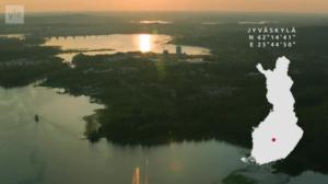 Meidän maamme - Vårt land: Näe Alvar Aallon taloja ja Matti Nykäsen mäki upeissa ilmakuvissa Jyväskylästä
