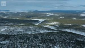 Meidän maamme - Vårt land: Katso, miten porot vaeltavat valtavina laumoina Hammastunturin talvisissa maisemissa