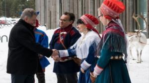 Yle Uutisluokka Triplet: Presidentin vierailu kruunasi saamelaisten kansallispäivän juhlan