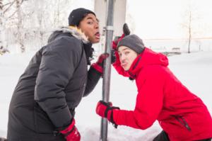 Talvitestit: Kieli rautatangossa