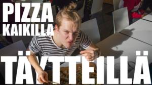 Tume näläs: Pitsa kaikilla täytteillä