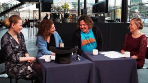 Kantapöytä: Kantapöydän taiteilijatreffeillä Minna ja Jani Pensola