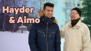 Yle FOLK: Hayder: Irakilainen Hayder luistelee ensimmäistä kertaa elämässään