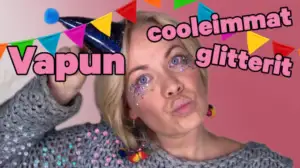 Yle FOLK: Glitter life: Vappuglitteriä naamaan!