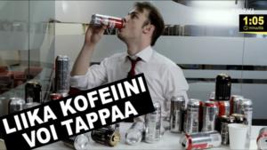 Kioski trending: Liika kofeiini voi olla kuolemaksi