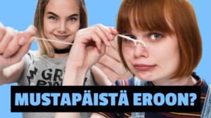 Emma ja Milla testaa: Mustapäistä eroon hammaslangalla?