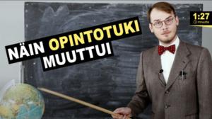 Kioski trending: Opintotuen muutokset