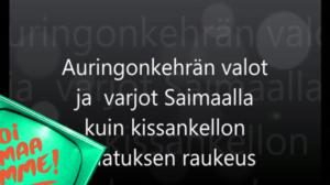 Oi maamme!: Auringonkehrä