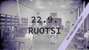 Abitreenit: Ruotsi, yo-koelähetys, syksy 2017