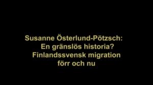 Esitelmämaraton: Susanne Österlund-Pötzsch