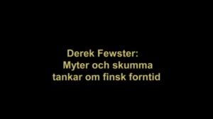 Esitelmämaraton: Derek Fewster