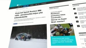 Urheiluruutu: 08.02.2016 20.55