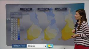 Sääennusteita: Sääennuste klo 9.00 (S): 29.10.2015 09.20