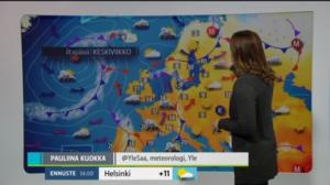 Sääennusteita: Sääennuste klo 9.00 (S): 04.11.2015 10.29