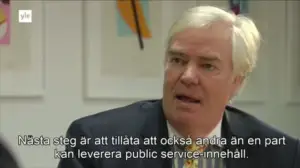 Yle Nyheter TV-nytt: Bergh: Public service bör omprövas: 13.11.2015 05.35