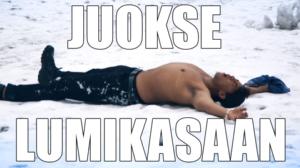 Totuus vai tehtävä 2: Juokse lumikasaan: 11.04.2016 07.00