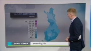 Sääennusteita: Sääennuste klo 1800 (S): 22.11.2015 18.14