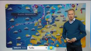 Sääennusteita: Sääennuste klo 9.00 (S): 23.11.2015 09.22