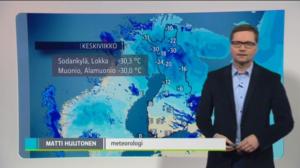 Sääennusteita: Sääennuste klo 18.00 (S): 16.12.2015 18.40