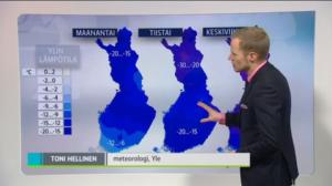Sääennusteita: Sääennuste klo 18 (S): 03.01.2016 19.02