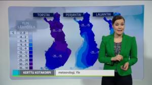 Sääennusteita: Sääennuste klo 18 (S): 20.01.2016 18.34