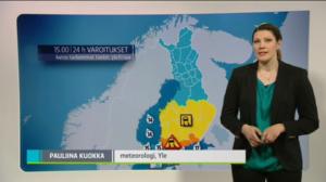 Sääennusteita: Sääennuste klo 18.00 (S): 01.02.2016 18.37