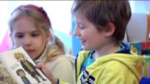 Yle Uutisluokka Triplet: Espoolaiskoulu selätti lasten lukukammon (S): 04.03.2016 12.52