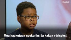 Yle Uutisluokka Triplet: Rasismi on arkipäivää 11-vuotiaan Valtterin elämässä (S): 22.03.2016 09.56