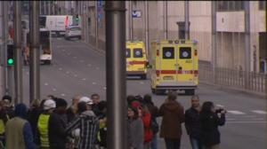 Metro evakueras efter terrordåd: 22.03.2016 13.07