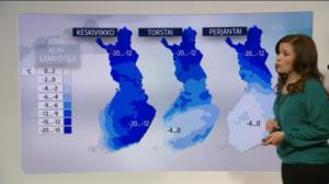 Sääennusteita: Sääennuste klo 18 (S): 22.03.2016 18.42