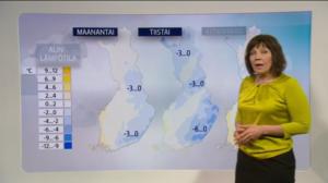 Sääennusteita: Sääennuste klo 18 (S): 27.03.2016 18.25