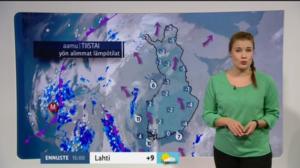 Sääennusteita: Sääennuste klo 9.00: 29.03.2016 09.30