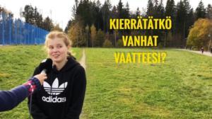 Yle Uutisluokka: Vaatteet ostetaan ketjuliikkeistä - kuinka moni kierrättää? (S): 31.10.2016 15.54