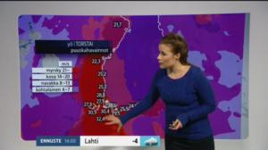 Sääennusteita: Sääennuste klo 9.00: 12.01.2017 09.40