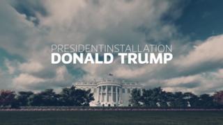 Donald Trumps presidentinstallation (lång version): 21.01.2017 09.00