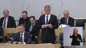 Eduskunnan kyselytunti: 01.12.2016 16.00