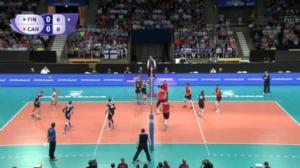 Lentopallon maailmanliiga: FIN - CAN: 03.07.2016 18.03