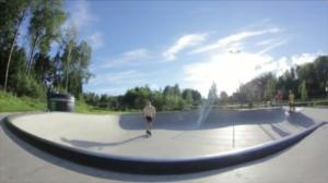 Väinö scoottaa: Olarin parkki: 11.11.2016 08.00