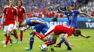 Jalkapallon EURO 2016: ISL - AUT: 22.06.2016 18.54