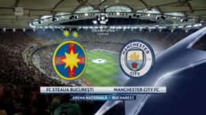 Jalkapallon Mestarien liiga: Steaua Bukarest - Manchester City: 16.08.2016 21.35