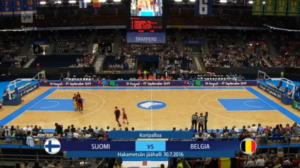 Koripalloa: FIN - BEL: 30.07.2016 19.00