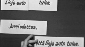 Minä, sinä , hän, me, te, he: Linja-auto tulee: 20.10.2016 01.00