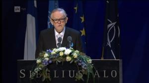Rauhanturvaamisen pääjuhla Sibeliustalolta: 08.12.2016 14.00