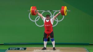 Rion olympialaiset: Painonnosto: 17.08.2016 12.27